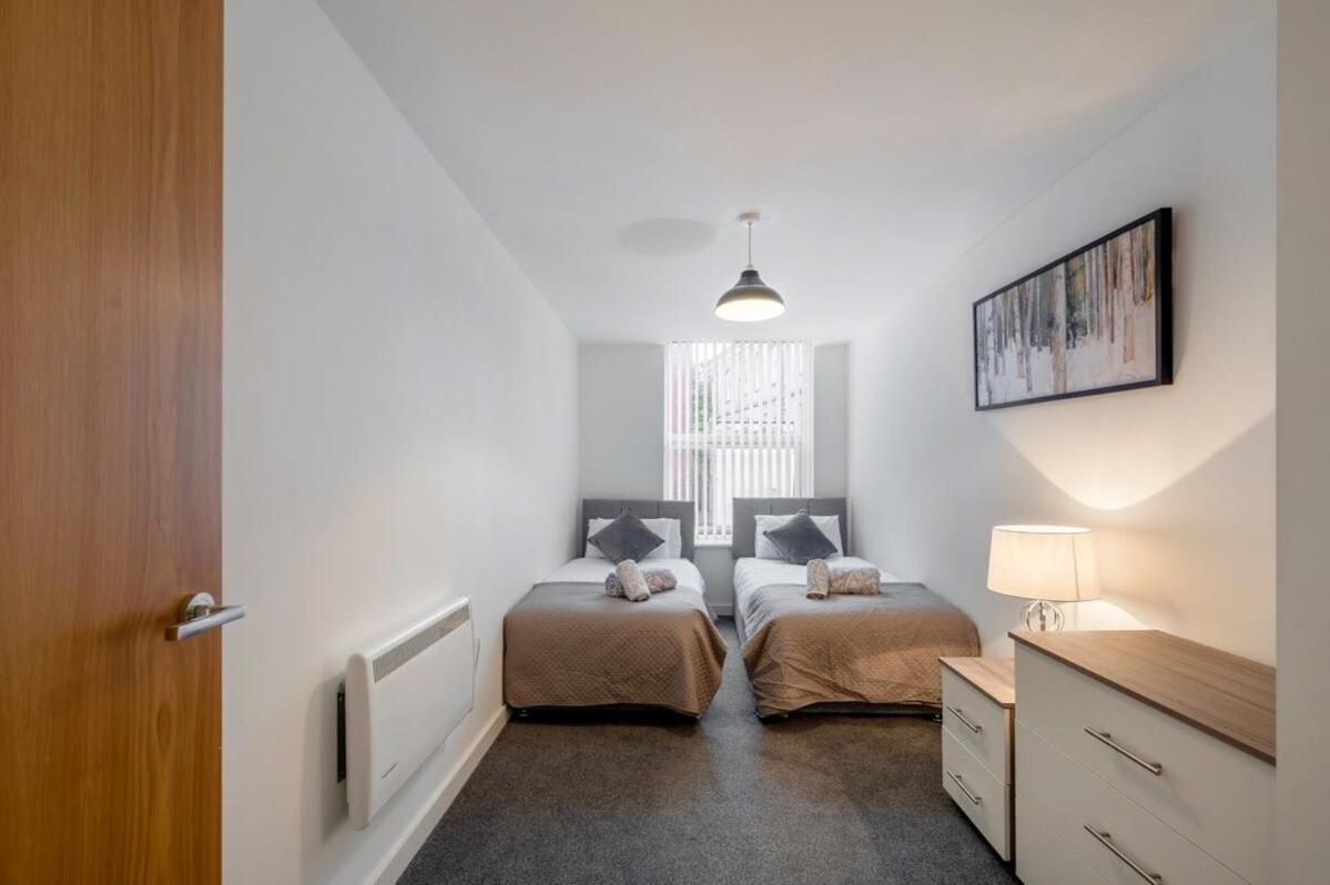 A Modern Apartment In Preston City Centre Buitenkant foto